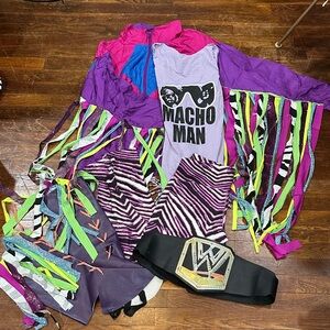 Macho Man wrestling costume. ALL IN ONE.